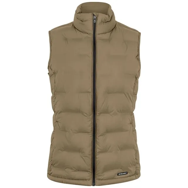 CUTTER & BUCK BAKER DAMES VEST KHAKI  MAAT 38/M
