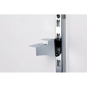 Plankdrager Alias+Queen Vogue chroom TBV glazen legbord 6 of 8mm - per 2