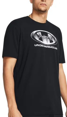 T-shirt Under Armour UA M GLITCH LOGO 60/40S SS-BLK